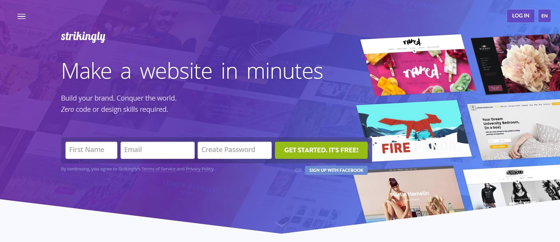 Strikingly Website Homepage Strikingly Website Homepage